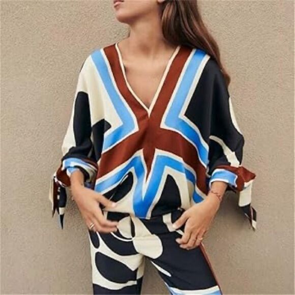 Zara printed blouse - Picture 1 of 6